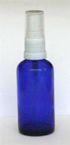 遮光瓶ブルーボトル スプレー付 50ml