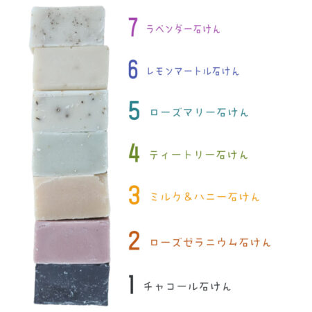 チャクラ石けん