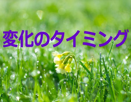 変化のタイミング★E-Conceptionのメルマガ【第492号】